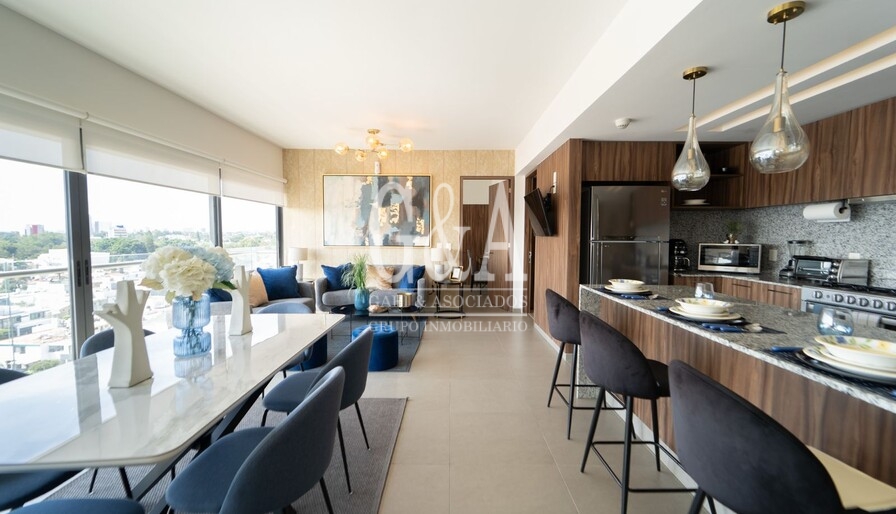 DEPARTAMENTO EN RENTAAMUEBLADO EN VIVE TORRE DEL BOSQUE